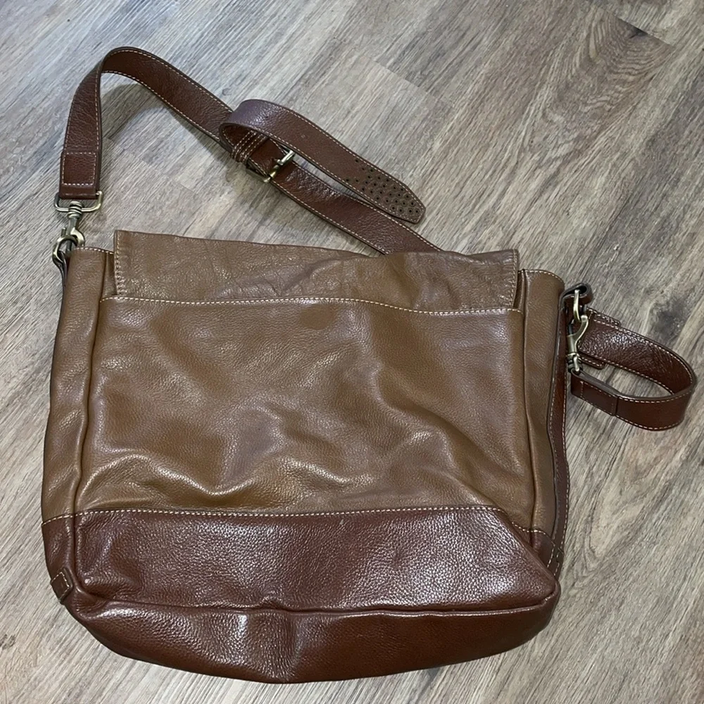 Joe’s leather the messenger bag